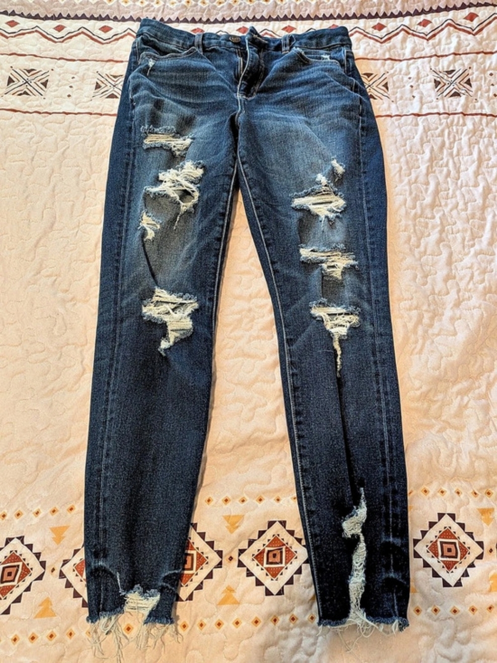 American Eagle The Dream Jean Distressed Skinny Jeans Size 8